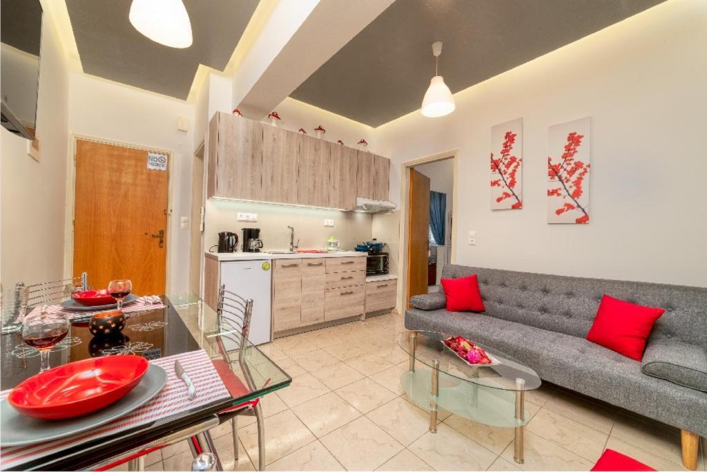 Blue Boutique Apts Amudára Laszithiu Kültér fotó