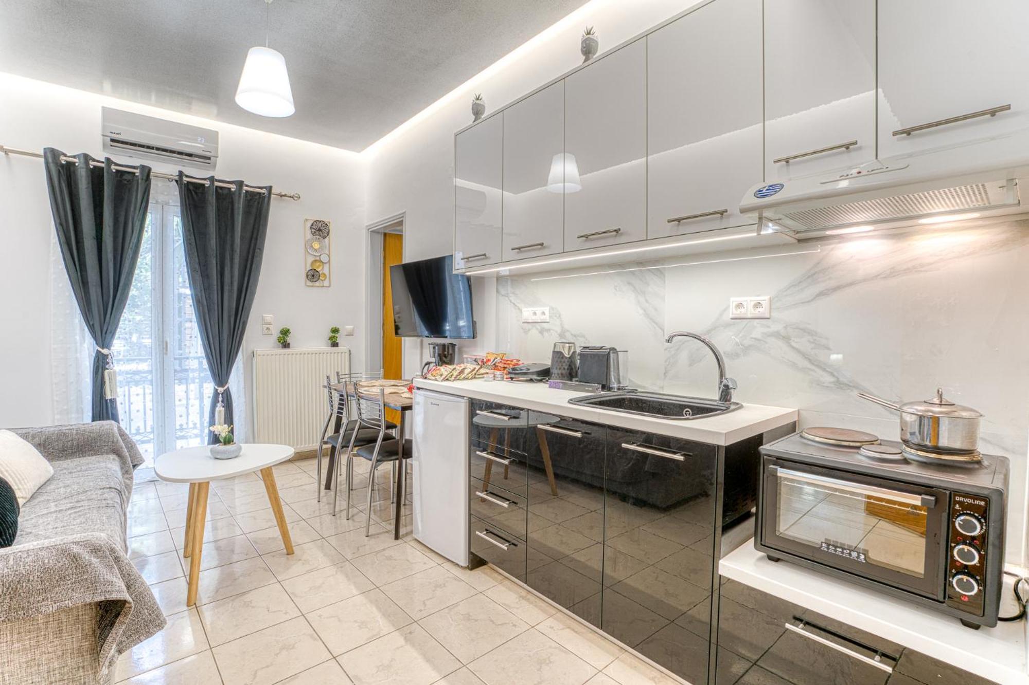 Blue Boutique Apts Amudára Laszithiu Kültér fotó